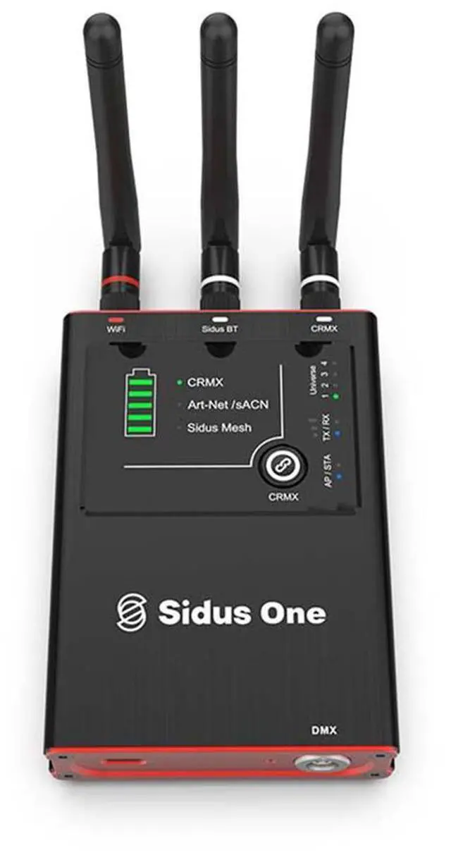 Alt view image 4 of 7 - Aputure Sidus One Single Universe DMX/CRMX Transceiver with Sidus Bluetooth