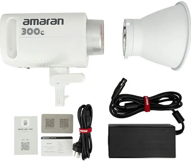 Alt view image 3 of 7 - amaran 300C 300W RGBWW Bowens Mount LED Light, White