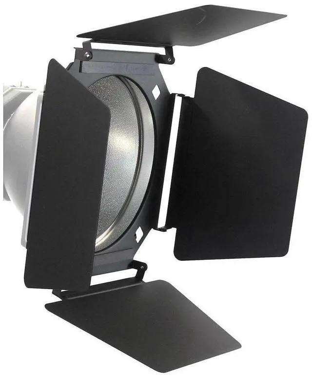 Main image of Alzo Digital 4 Vane Barndoor with Magnetic Gel Holder for High Intensity LED Lights