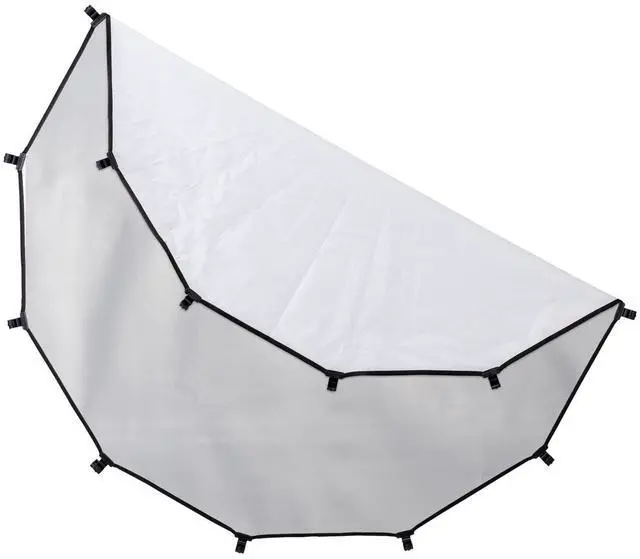 Alt view image 2 of 3 - Manfrotto HaloCompact Plus Reflector Cover, 38", Silver/White