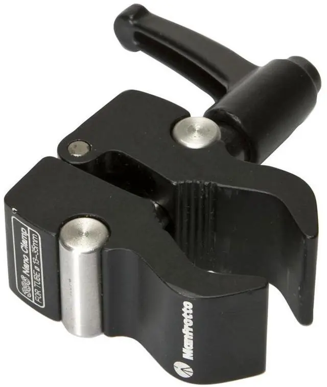 Main image of Manfrotto 386B Nano Clamp, 13-35mm, with 3/8" & 1/4" Receiver