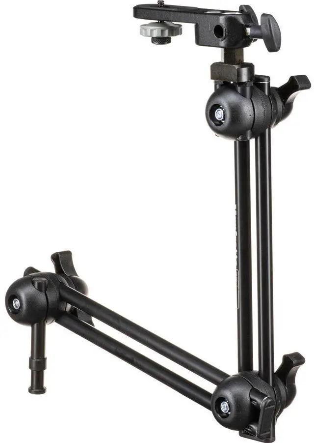 Alt view image 8 of 10 - Manfrotto 396B-2 2-Section Double Articulated Arm with Camera Bracket