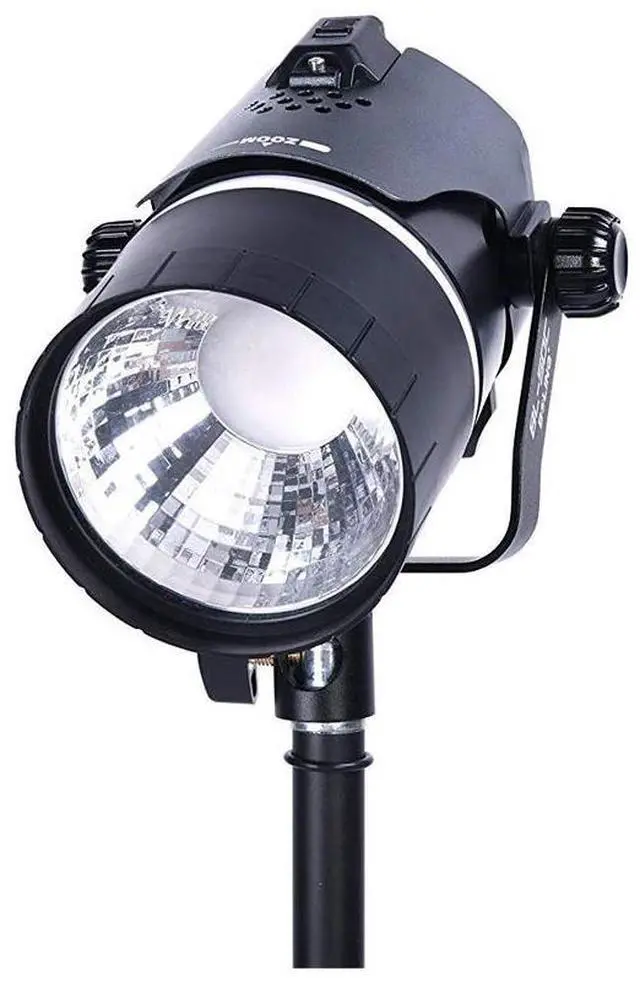 Alt view image 5 of 7 - Boling BL-50C 50W Fresnel Bi-Color LED Lighting Kit with Light Stand #BL-50C/B