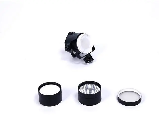 Alt view image 6 of 7 - Boling BL-50C 50W Fresnel Bi-Color LED Lighting Kit with Light Stand #BL-50C/B