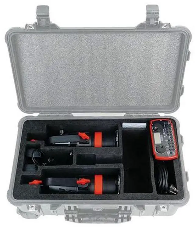 Alt view image 2 of 5 - Came-TV Boltzen Q-55S 55W High Output Fresnel Focusable LED Bi-Color 2-Light Kit with Batteries
