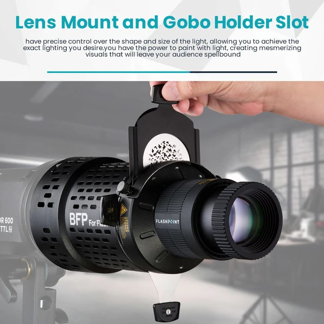 Alt view image 5 of 7 - Flashpoint BFP Optical Spot for Flash With Innovative 360 Rotatable Design, Bowens Mount