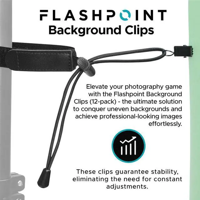 Alt view image 2 of 7 - Flashpoint Background Clips, 12-Pack