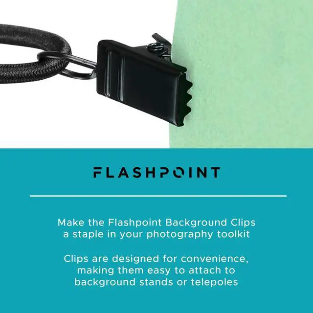 Alt view image 3 of 7 - Flashpoint Background Clips, 12-Pack