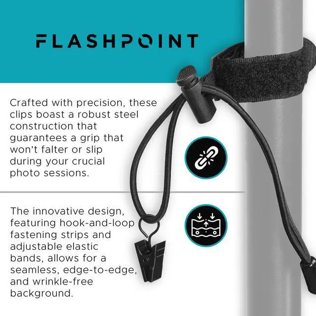 Alt view image 6 of 7 - Flashpoint Background Clips, 12-Pack