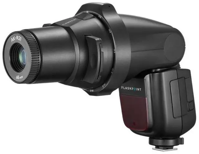 Alt view image 5 of 7 - Flashpoint AK-R21 Projection Attachment Kit for Zoom-Lion X Round Head Flashes, eVOLV200s, and Speedlights