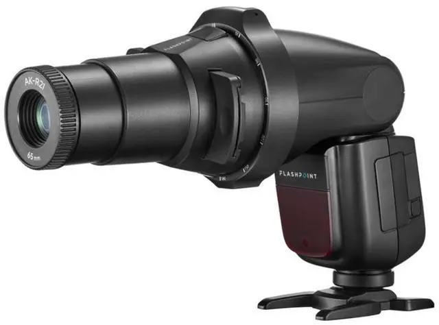 Alt view image 6 of 7 - Flashpoint AK-R21 Projection Attachment Kit for Zoom-Lion X Round Head Flashes, eVOLV200s, and Speedlights