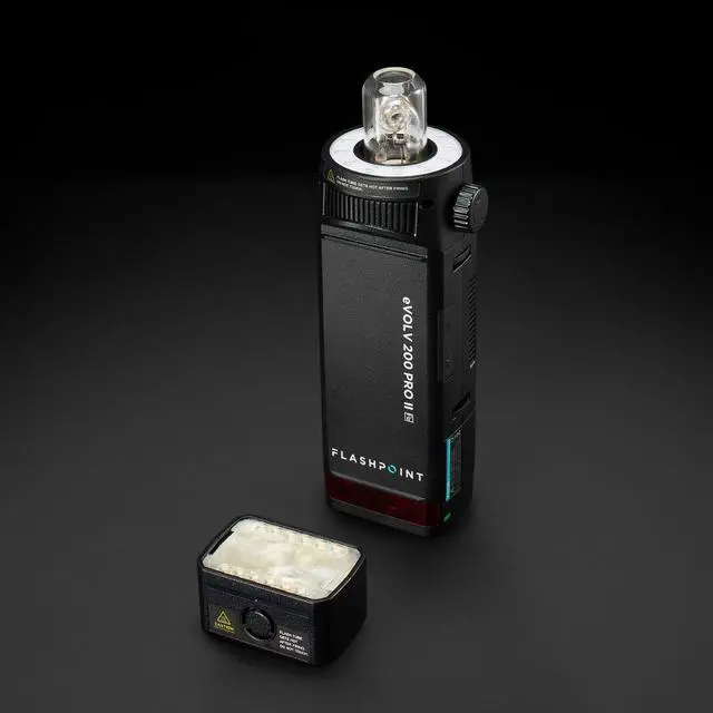 Alt view image 3 of 6 - Flashpoint eVOLV 200 Pro II TTL Pocket Flash Kit #EV-200-PRO-II Z