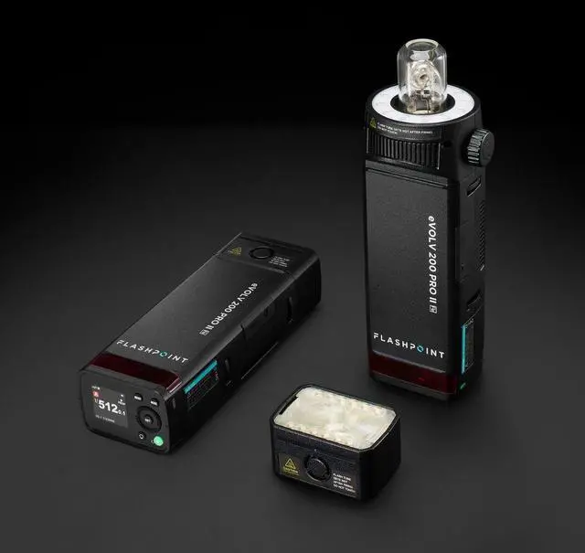 Alt view image 2 of 6 - Flashpoint eVOLV 200 Pro II TTL Pocket Flash Kit #EV-200-PRO-II Z