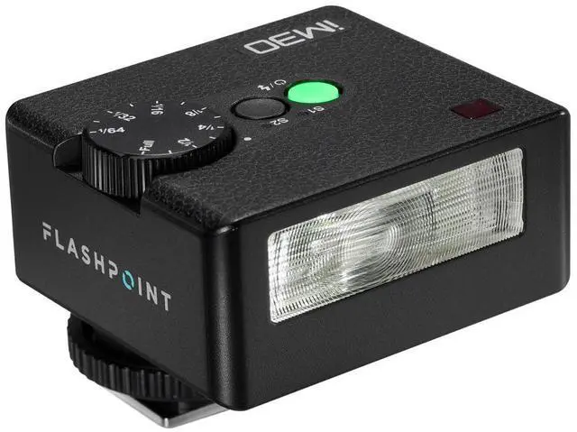 Alt view image 2 of 6 - Flashpoint iM30 Mini Flash for Camera + 4x AA Rechargeable Batteries + Charger