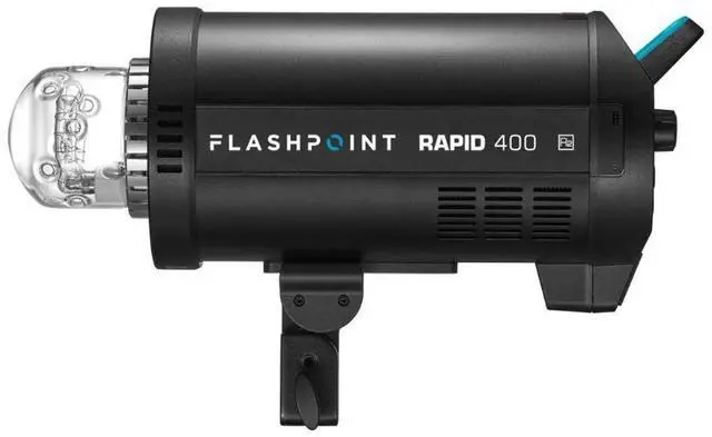 Alt view image 2 of 7 - Flashpoint Rapid 400 II HSS Monolight with Built-In R2 2.4GHz Radio Remote System, Bowens Mount