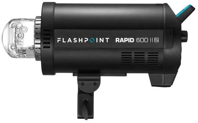 Alt view image 2 of 7 - Flashpoint Rapid 600 II HSS Monolight with Built-In R2 2.4GHz Radio Remote System, Bowens Mount