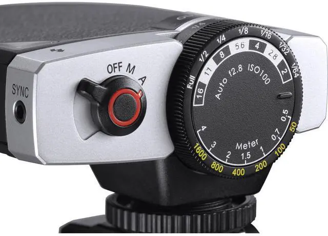 Alt view image 6 of 7 - Flashpoint FlashBack Junior Retro Camera Flash, Black