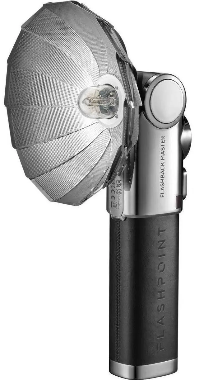 Alt view image 2 of 6 - Flashpoint FlashBack Lux Master Retro TTL Camera Flash Kit with Octa Softbox & Reflector with Dome