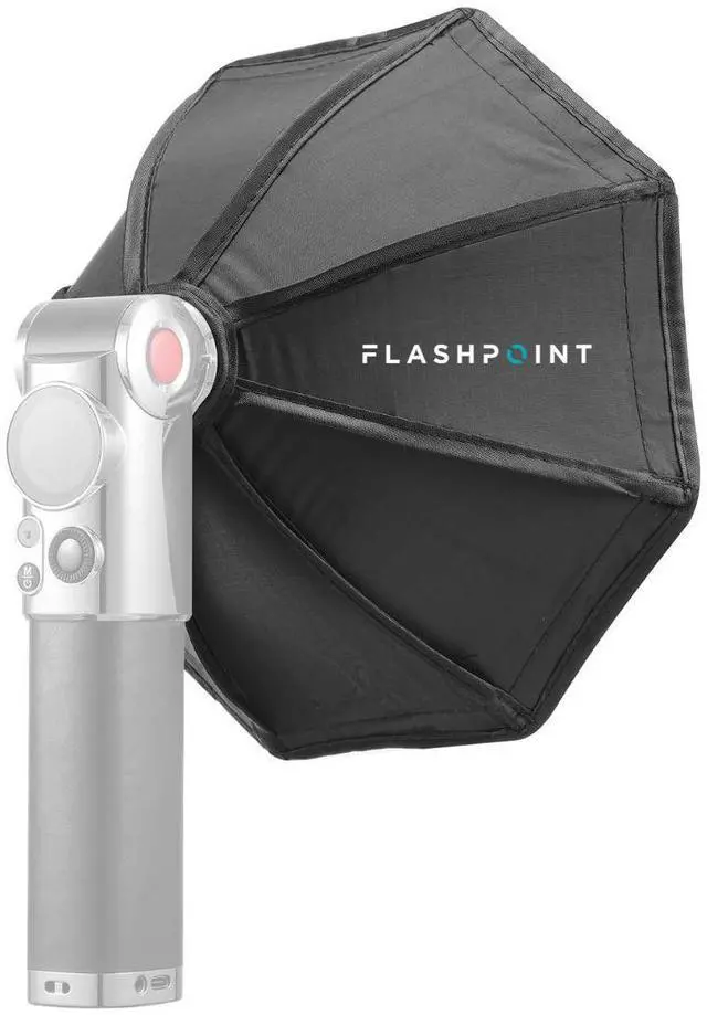Alt view image 6 of 6 - Flashpoint FlashBack Lux Master Retro TTL Camera Flash Kit with Octa Softbox & Reflector with Dome