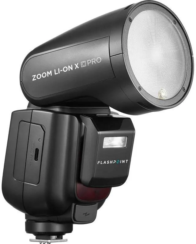 Main image of Flashpoint Zoom Li-on X PRO R2 TTL On-Camera Round Speedlight Flash for Sony (Godox V1 Pro)