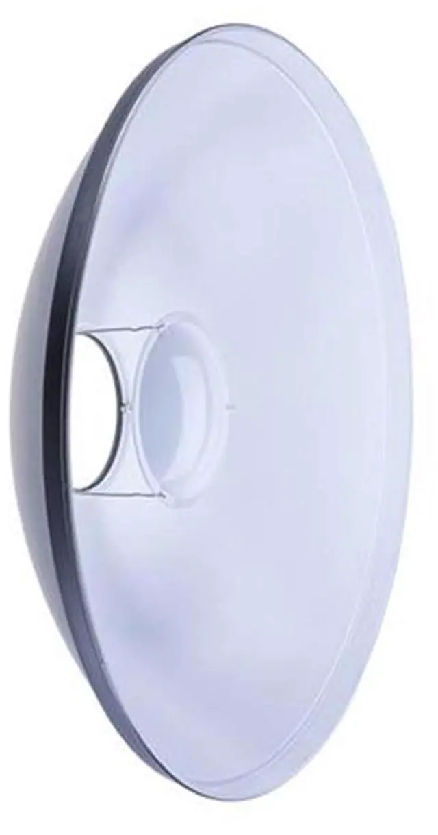 Alt view image 2 of 7 - Glow 22" White Beauty Dish for Broncolor Pulso Mount #GLBD22WBRB