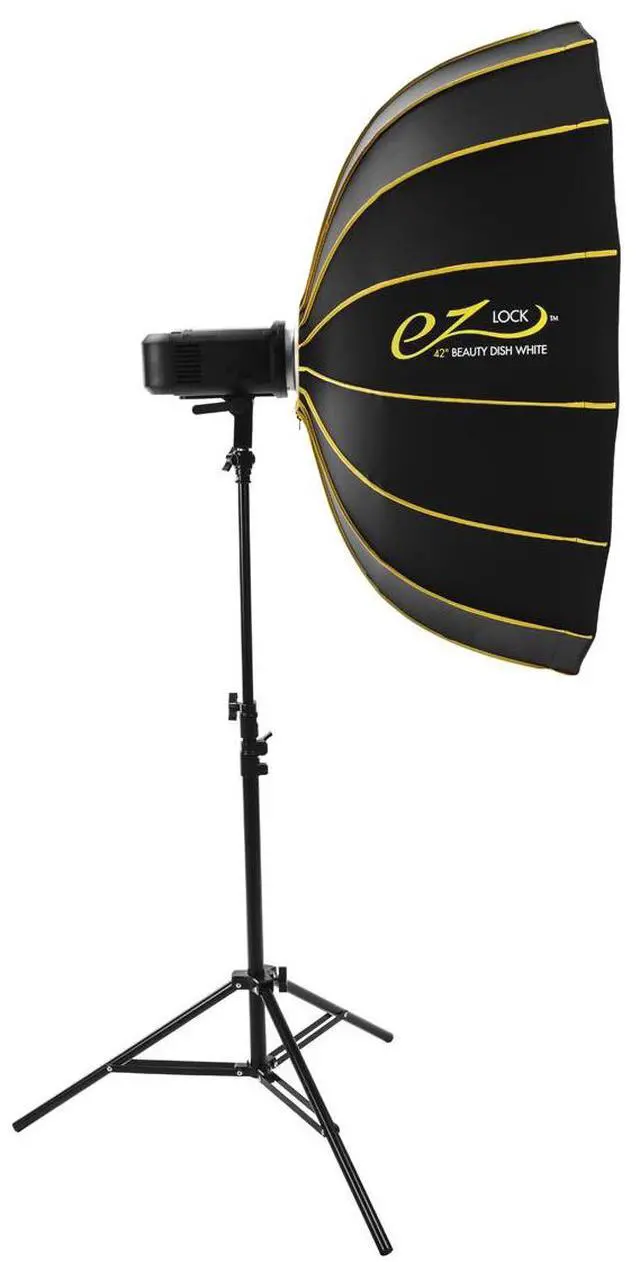 Alt view image 6 of 6 - Flashpoint XPLOR 400 Pro TTL Monolight + Glow Collapsible White Beauty Dish 42"