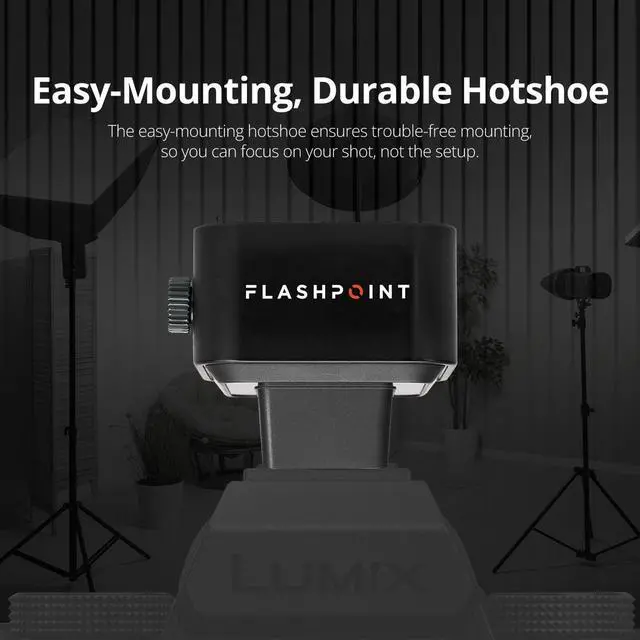 Alt view image 7 of 7 - Flashpoint XPLOR 300 Pro TTL R2 Monolight With R2 Nano Trigger For Panasonic