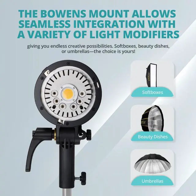 Alt view image 7 of 7 - Flashpoint XPLOR 600 SE R2 Manual HSS All-In-One Outdoor Flash, Godox AD600BM II Witstro