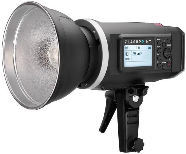 Main image of Flashpoint XPLOR 600 HSS TTL Battery-Powered Monolight with Built-in R2 2.4GHz Radio Remote System - Bowens Mount (AD600 TTL) + Glow EZ Lock Deep Parabolic Quick Softbox (48")