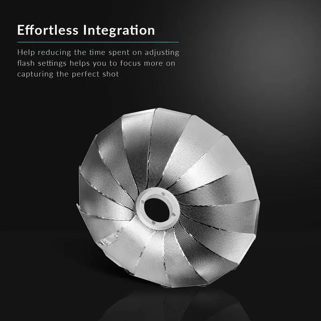 Alt view image 4 of 7 - Flashpoint Umbrella Style Reflector for FlashBack Lux Master Retro TTL Camera Flash