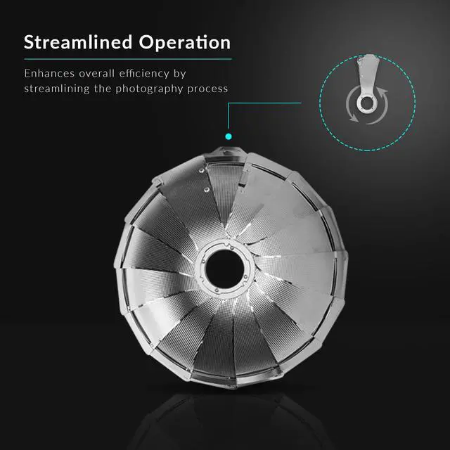 Alt view image 5 of 7 - Flashpoint Umbrella Style Reflector for FlashBack Lux Master Retro TTL Camera Flash