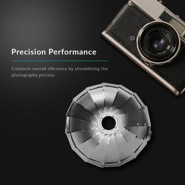Alt view image 7 of 7 - Flashpoint Umbrella Style Reflector for FlashBack Lux Master Retro TTL Camera Flash