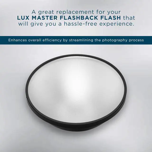 Alt view image 3 of 7 - Flashpoint Replacement Reflector for FlashBack Lux Master Retro TTL Camera Flash