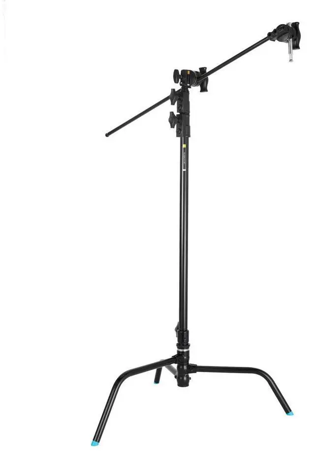 Main image of Flashpoint 40" Quick Release Turtle Base C-Stand Kit with 2.5" Grip Head & 40" Grip Arm (Black)