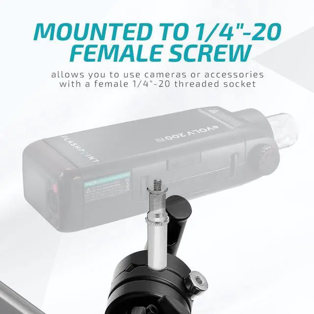 Alt view image 3 of 7 - Flashpoint Double-Ended Spigot with 5/8" Stud and 1/4"-20 Threads