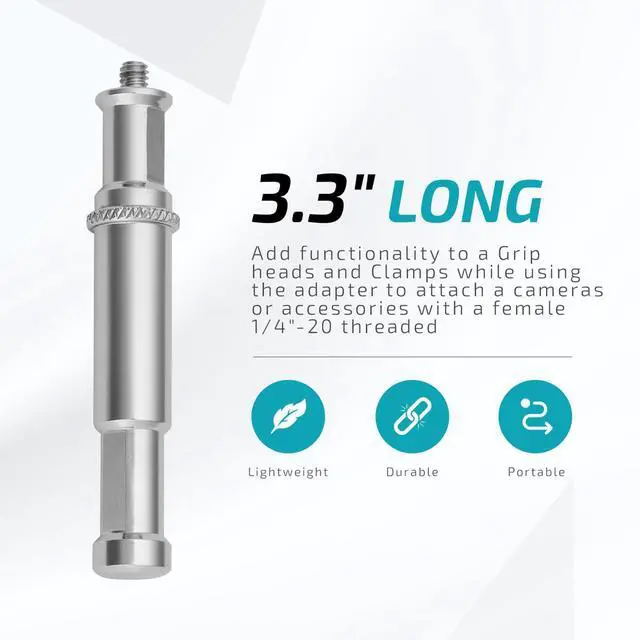 Alt view image 6 of 7 - Flashpoint Double-Ended Spigot with 5/8" Stud and 1/4"-20 Threads