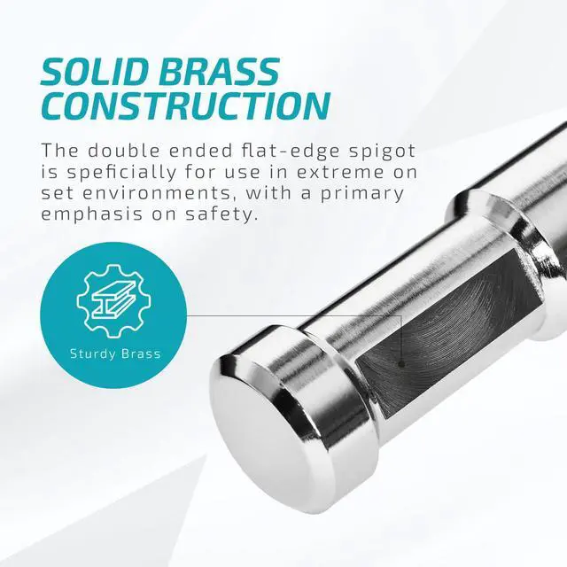 Alt view image 5 of 7 - Flashpoint Double-Ended Spigot with 5/8" Stud and 1/4"-20 Threads