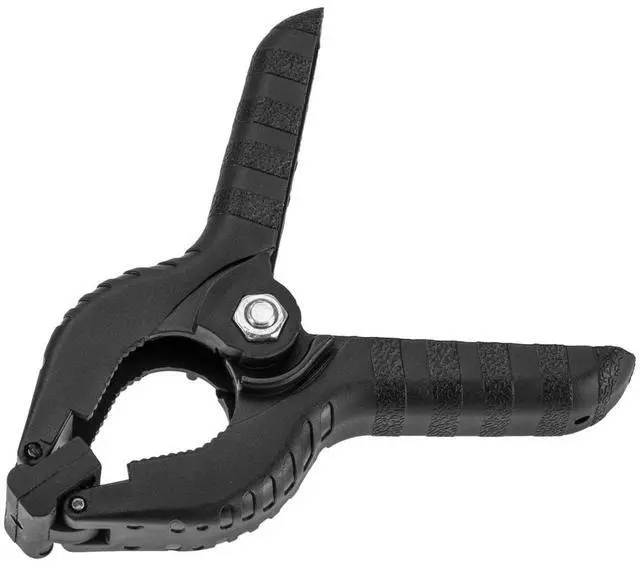 Alt view image 6 of 6 - Flashpoint 10' C Light Stand on Turtle Base Kit, Chrome, Bundle with Spring Clamps and Saddle Sandbag