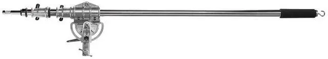 Alt view image 3 of 7 - Flashpoint Flashpoint 3.8' Lowboy Steel Stand, with 86" Telescopic Boom Arm and Weight Bag