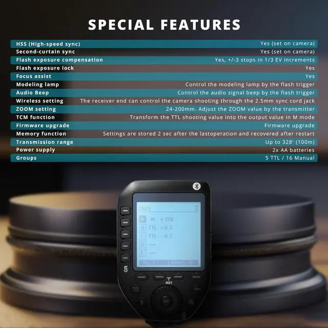 Alt view image 2 of 7 - Flashpoint R2 XPro II 2.4GHz TTL Flash Trigger for Panasonic & Olympus Cameras