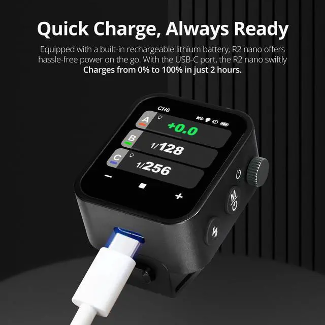 Alt view image 5 of 7 - Flashpoint R2 Nano Touchscreen TTL Wireless Flash Trigger for Canon