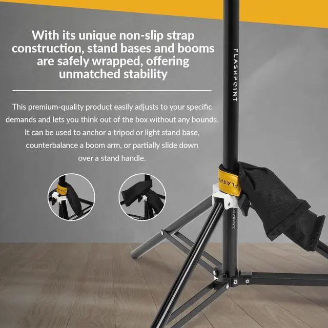 Alt view image 5 of 7 - Flashpoint 5 lbs Wrap & Go Shot Bag, Cordura Nylon, Black