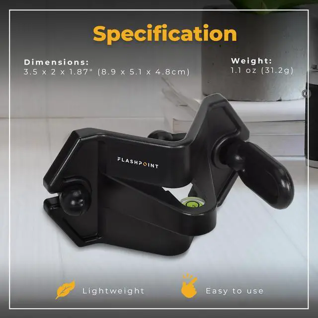 Alt view image 7 of 7 - Flashpoint Bubble Spirit Leveler with Rubber Segregated Latch