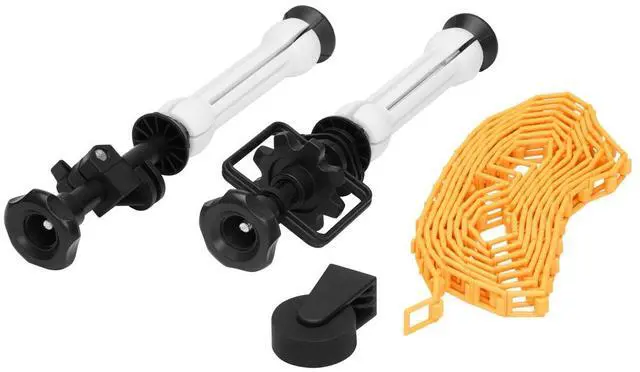 Alt view image 5 of 6 - Flashpoint Background Holder Triple Hook, Pair, Black, Bundle with 3x TeleDrive with Chain