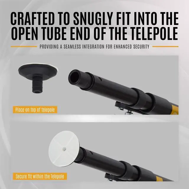 Alt view image 3 of 7 - Flashpoint Telepole Top Rubber Foot