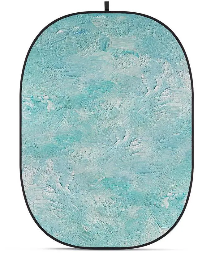 Main image of Glow CBA-PA0006 5x6.5' Fabric Collapsible Backdrop, Abstract Painting