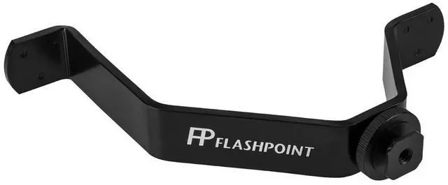 Alt view image 5 of 7 - Flashpoint Triple Shoe Mount V-Bracket For DSLR Camera Video Lights, Monitors or Microphones
