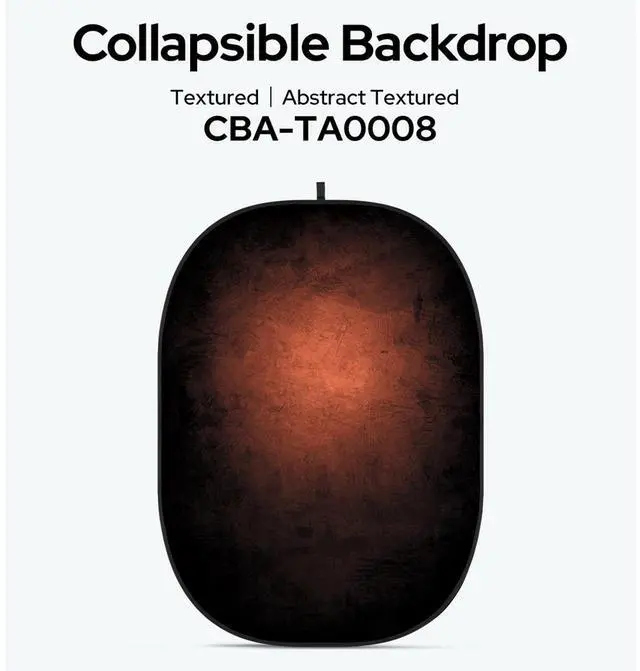 Alt view image 2 of 2 - Glow CBA-TA0008 5x6.5' Fabric Collapsible Backdrop, Abstract Textured