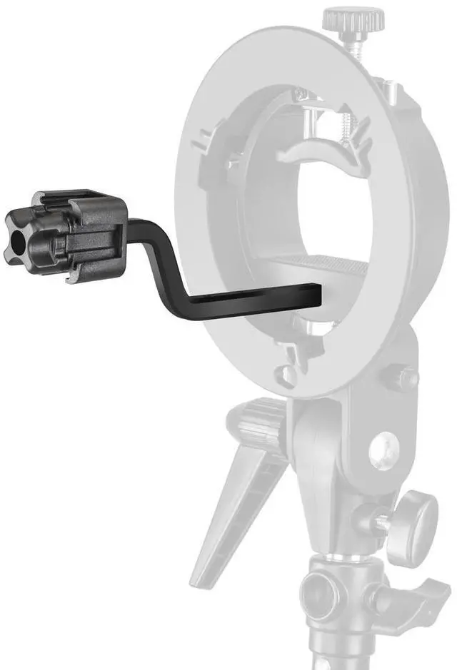Alt view image 3 of 7 - Glow 4-SA Universal 4 Speedlite Adapter Hot Shoe Mount for S-type Flash Bracket