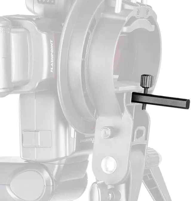 Alt view image 7 of 7 - Glow 4-SA Universal 4 Speedlite Adapter Hot Shoe Mount for S-type Flash Bracket